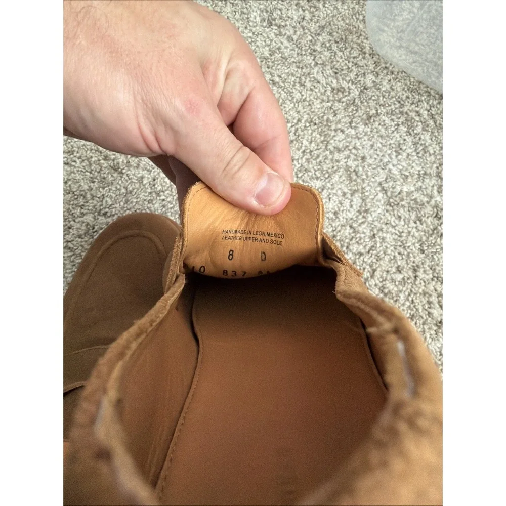 Tecovas The Monterrey Penny In Cork Suede Slip On Loafers Mens Size 8 D
